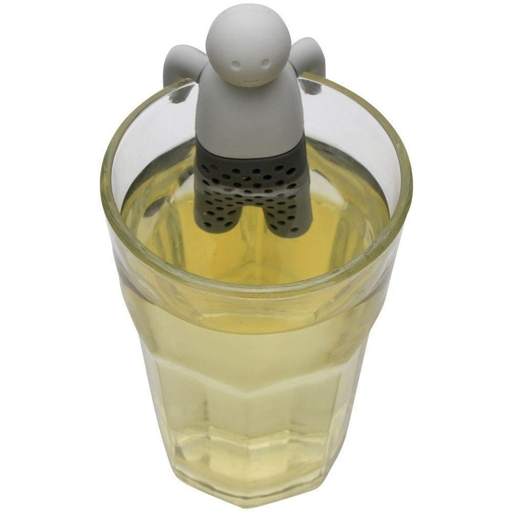 Infusor De Chá Homem Silicone 8,5x4,5x3,5cm