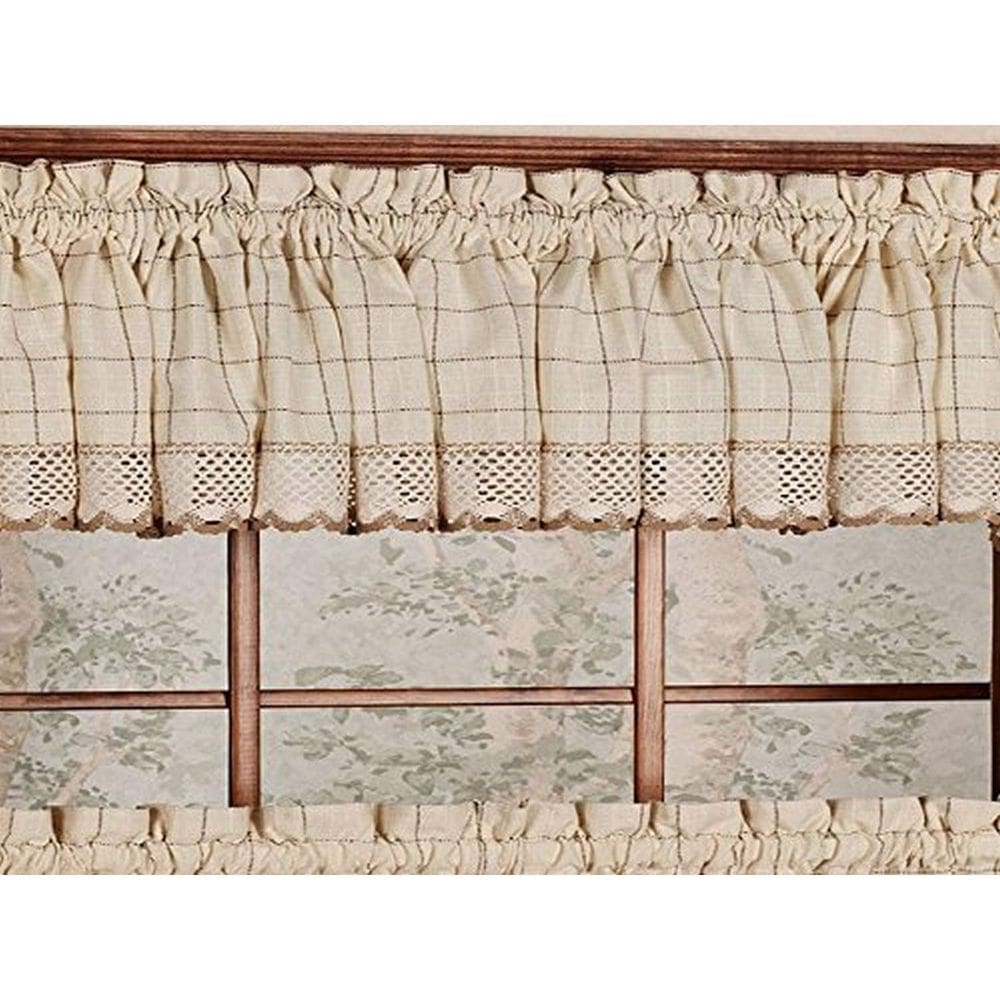 Cortinas de janela de cozinha Sweet Home Collection Adirondack