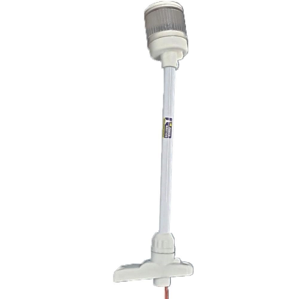 Mastro Em Alumínio Branco Com Iluminacao Em Leds 40Cm