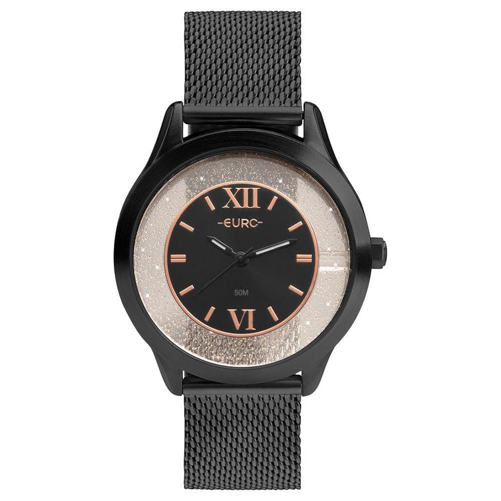 Relógio Euro Feminino Soul Preto - Eu2039Ji/4C