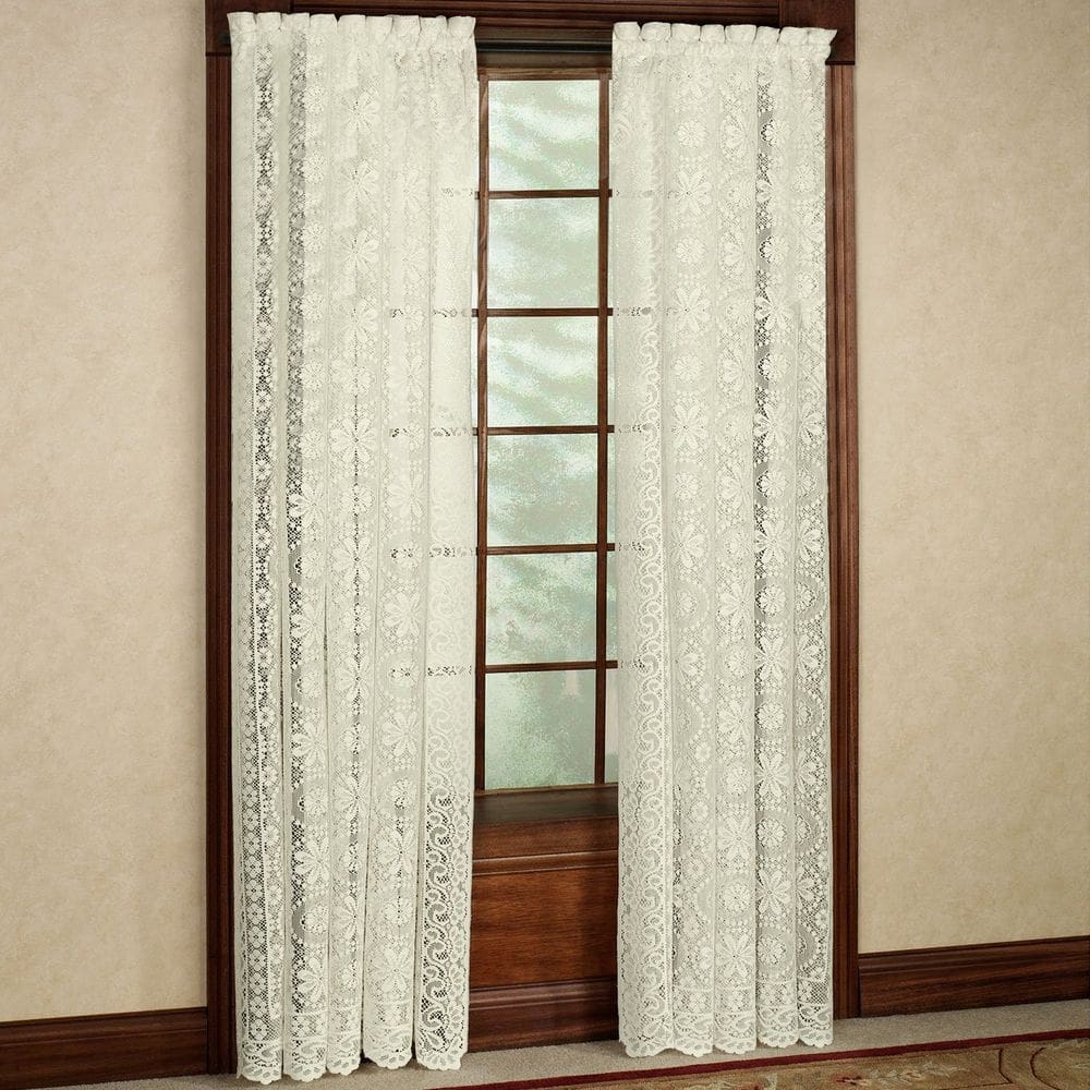 Cortinas de janela Sweet Home Collection Hopewell Cream
