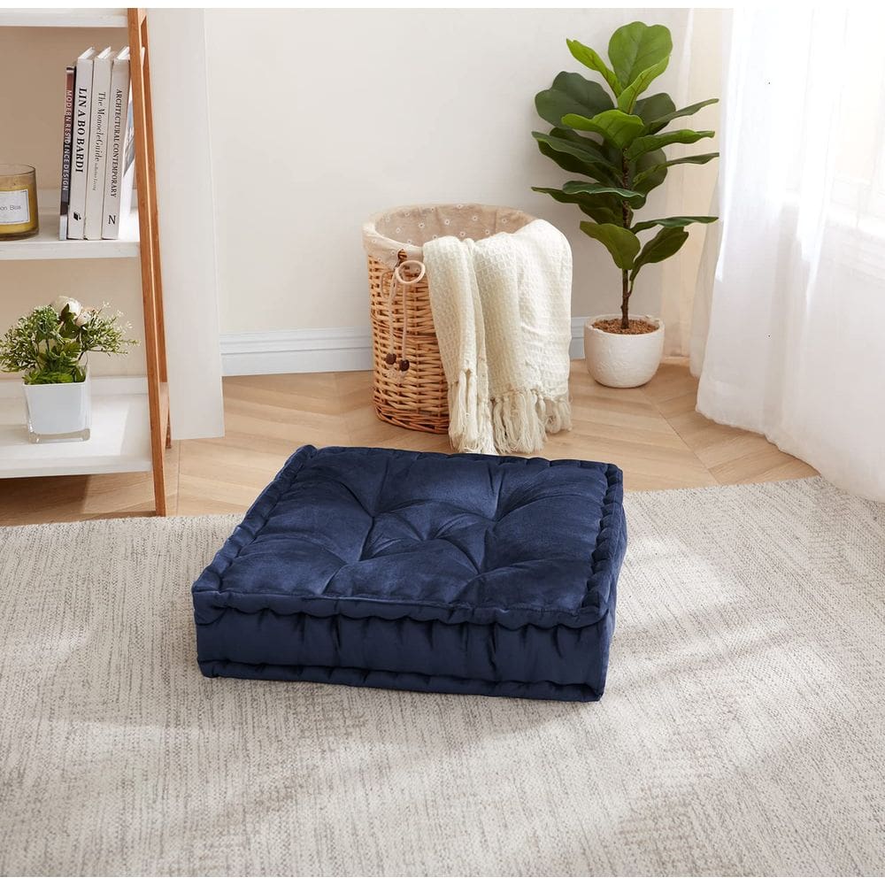 Almofada de chão Sweet Home Collection Large Square Navy