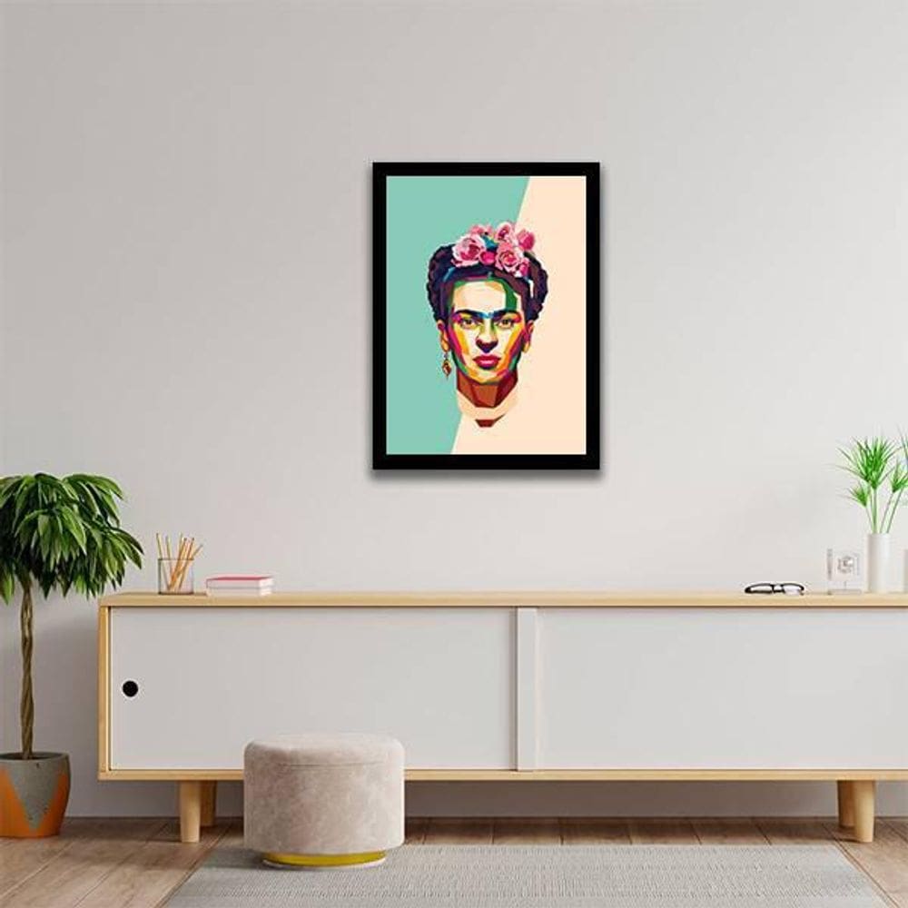 Quadro Decorativo Decorativo Frida Geométrico