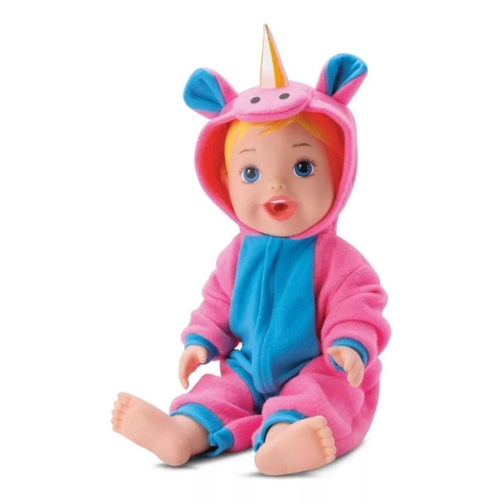 Boneca Baby My Little Collection Alive Unicórnio - Divertoy