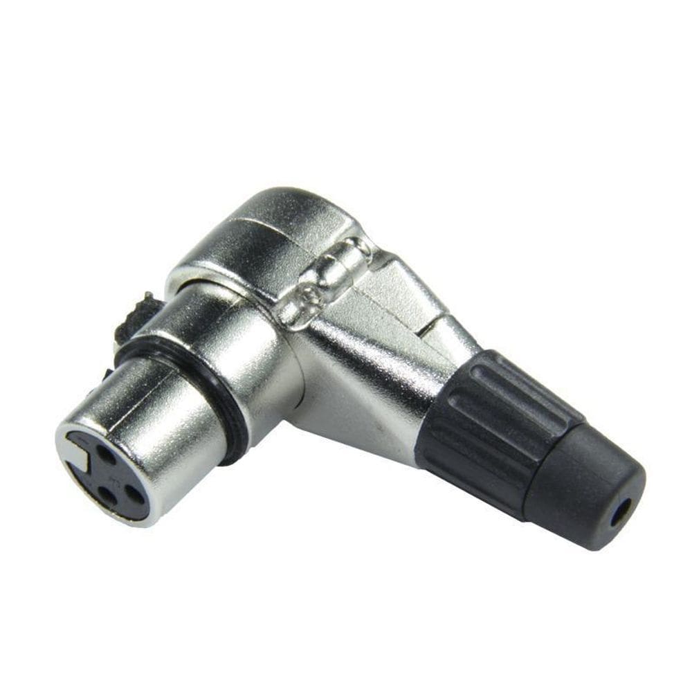 Kit 10 Xlr Femea De Linha Em L Hx1065