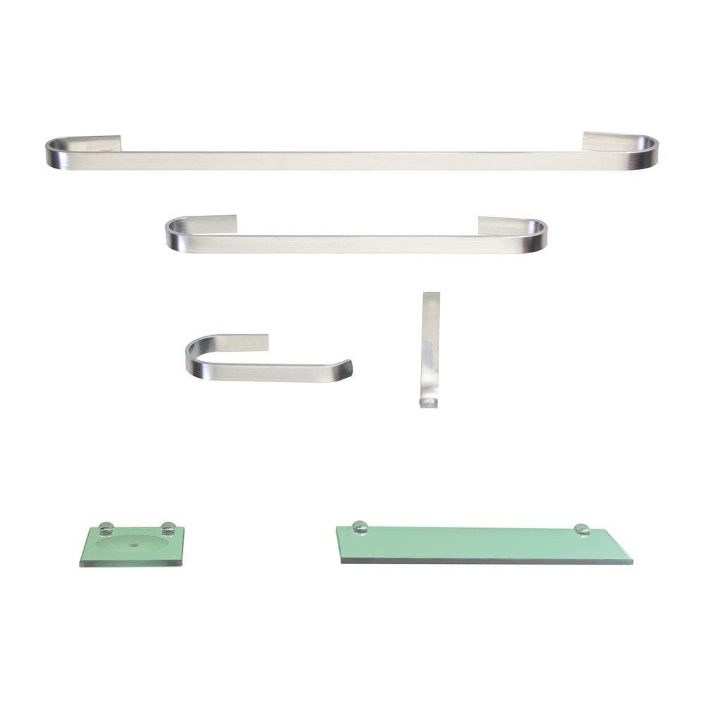 Kit Para Banheiro Platinum 03 Verde 6 Peças