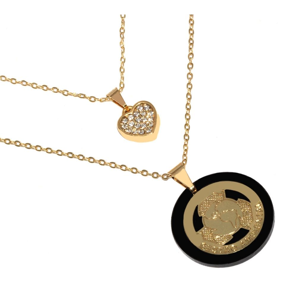 Colar Duplo Curso Gestão Ambiental Folheado Ouro 18k