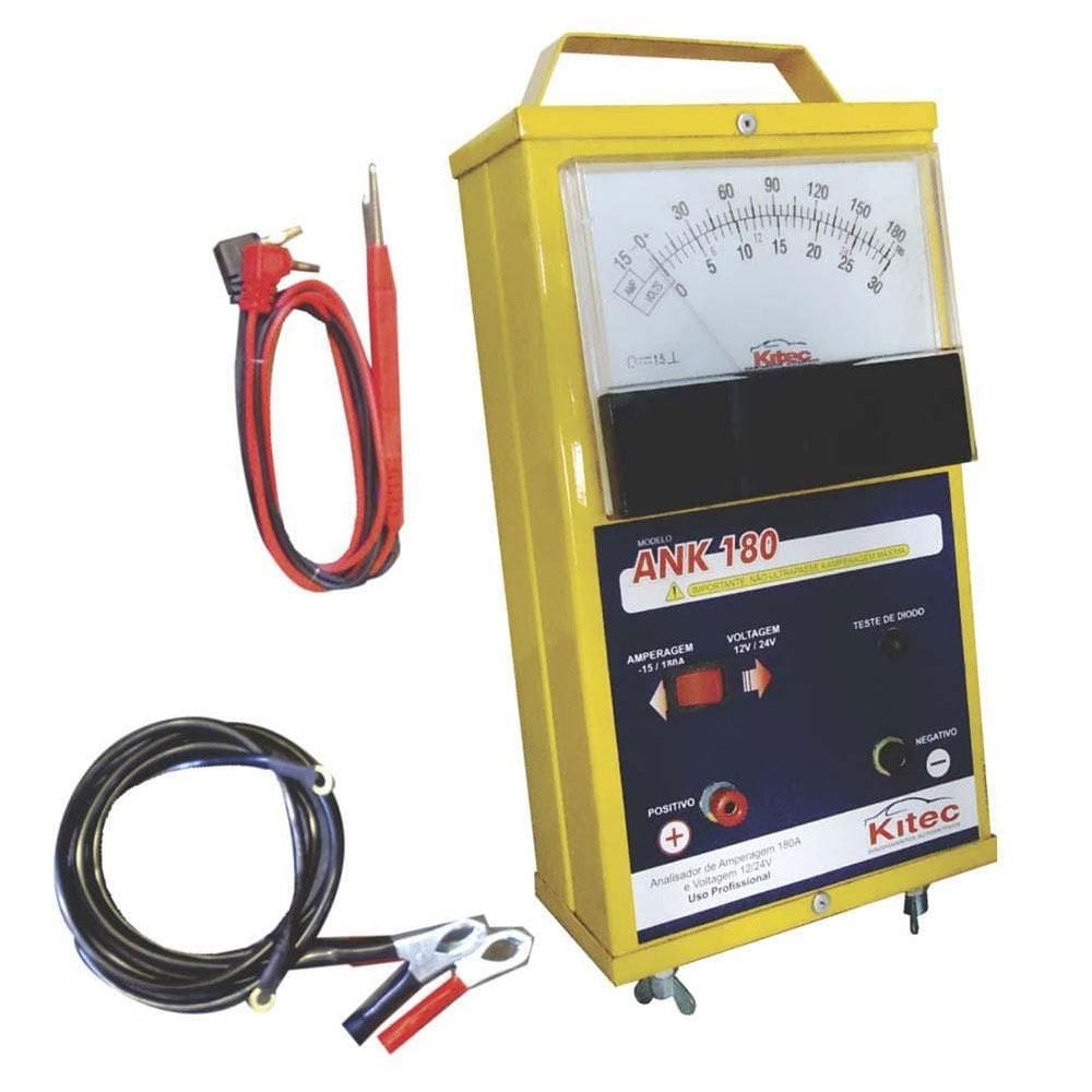 Teste Analisador De Bateria Sistema Eletrônico Ank 180 Kitec