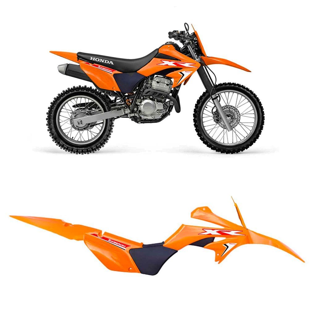 Kit Plástico Carenagem Amx Sport Xr 250 Tornado Argentina C/ Adesivo Number