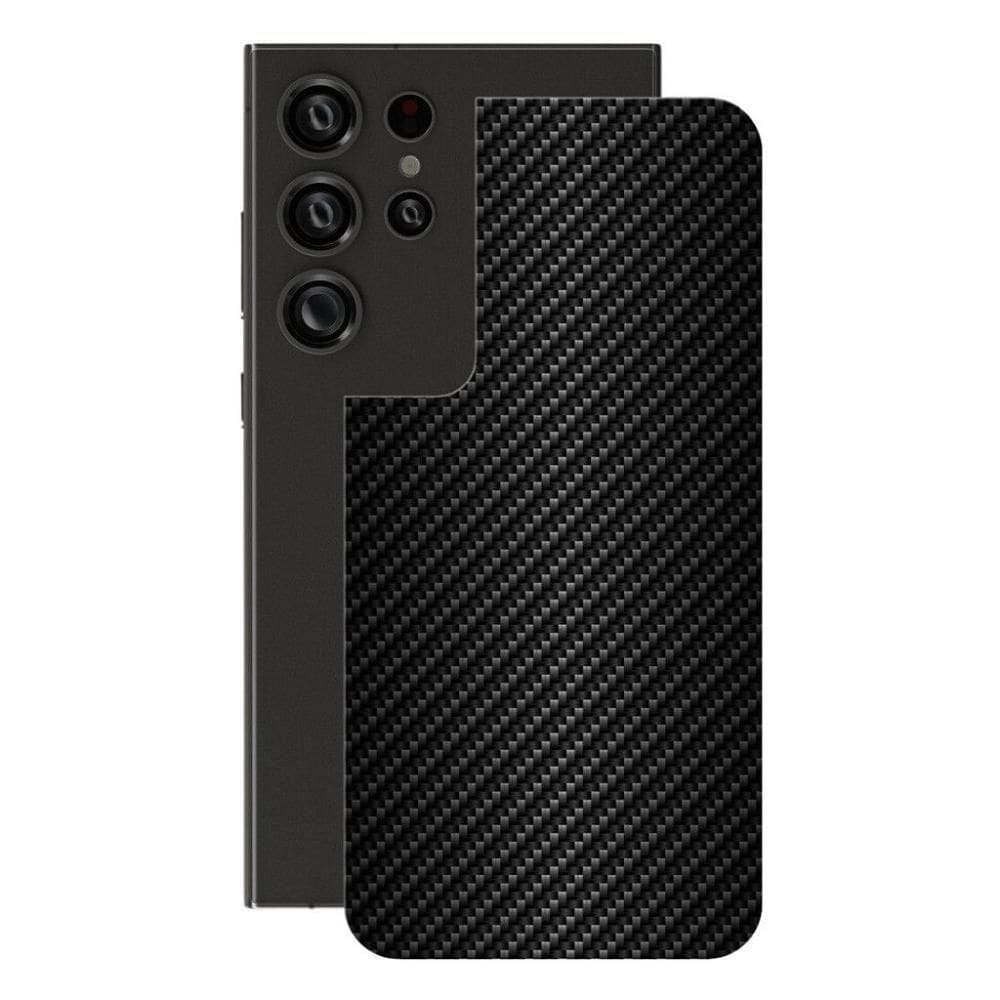 Película Para Samsung Galaxy S24 Ultra - Traseira De Fibra De Carbono Preta - Gshield