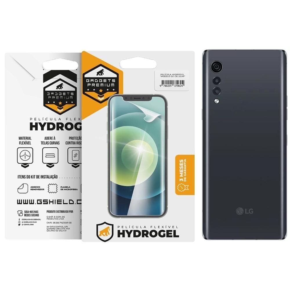 Película Para Lg Velvet - Traseira Hydrogel Hd - Gshield