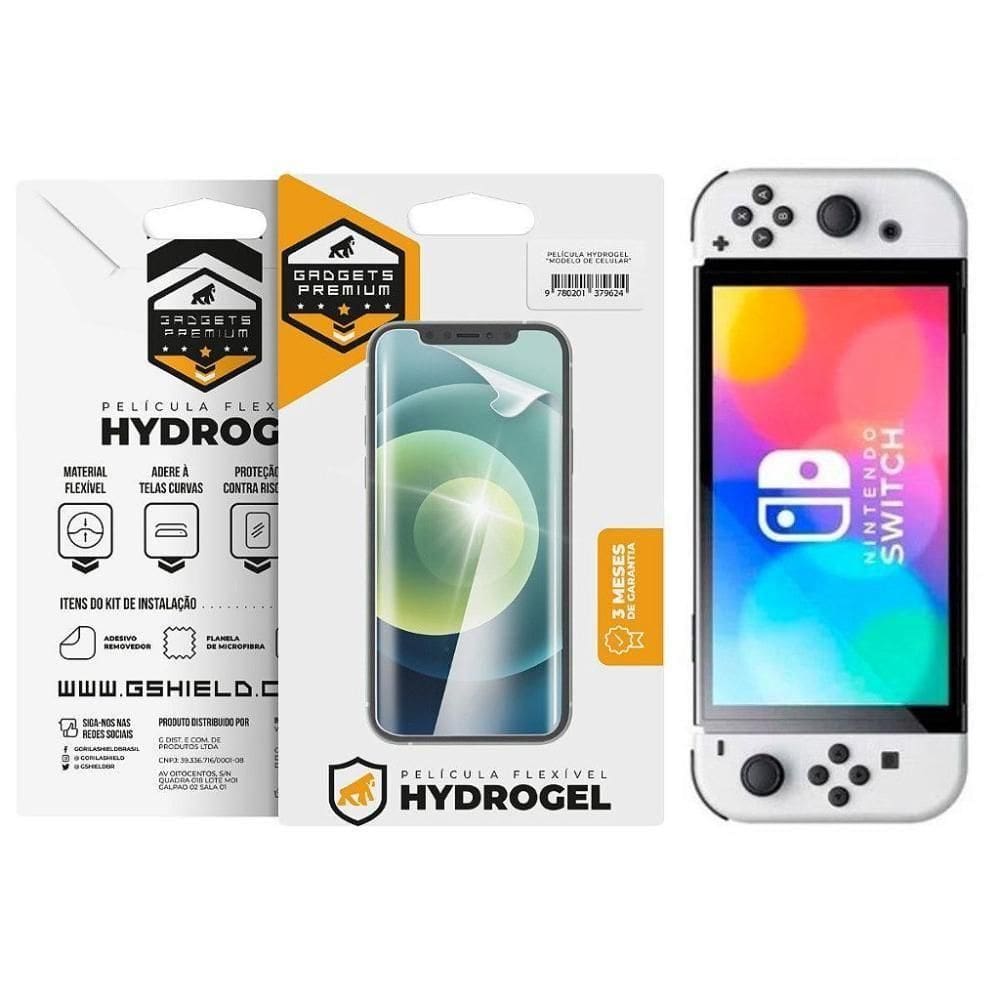 Película Para Nintendo Switch Oled - Hydrogel Hd - Gshield