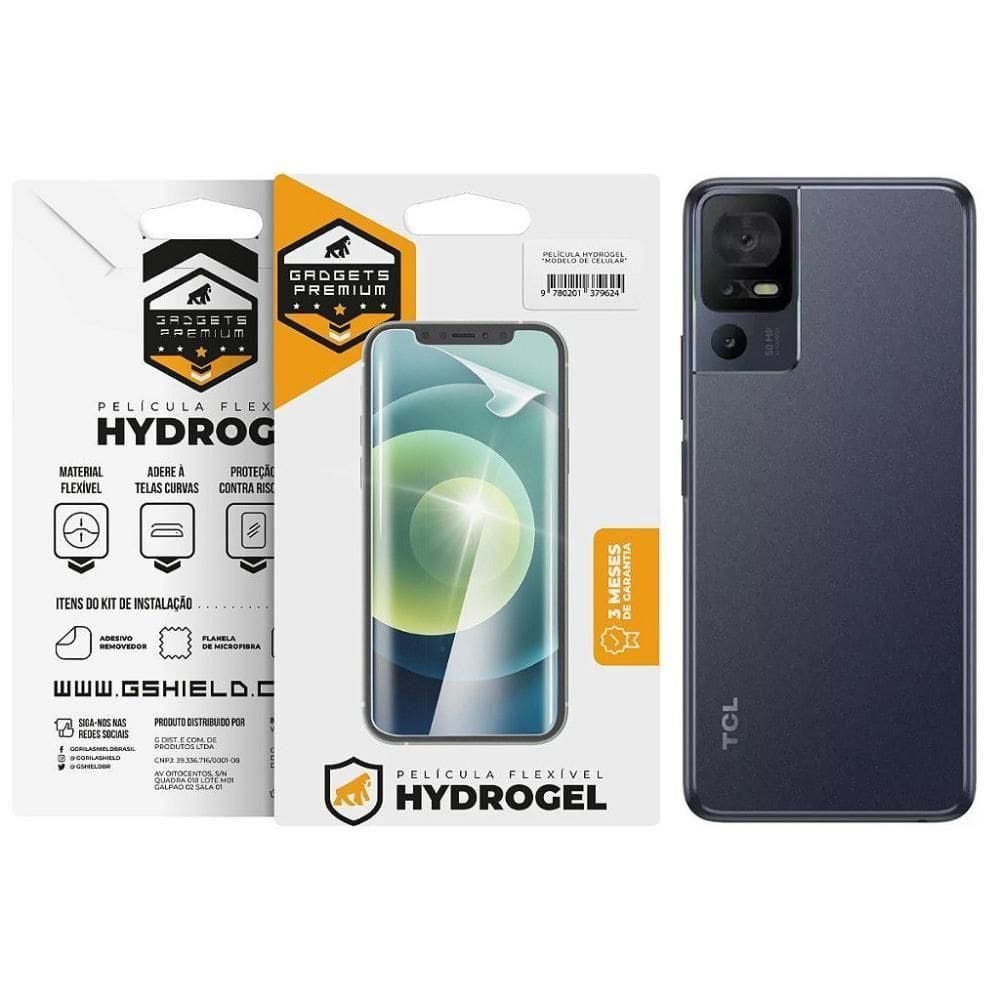 Película Para Tcl 40 Se - Traseira Hydrogel Hd - Gshield