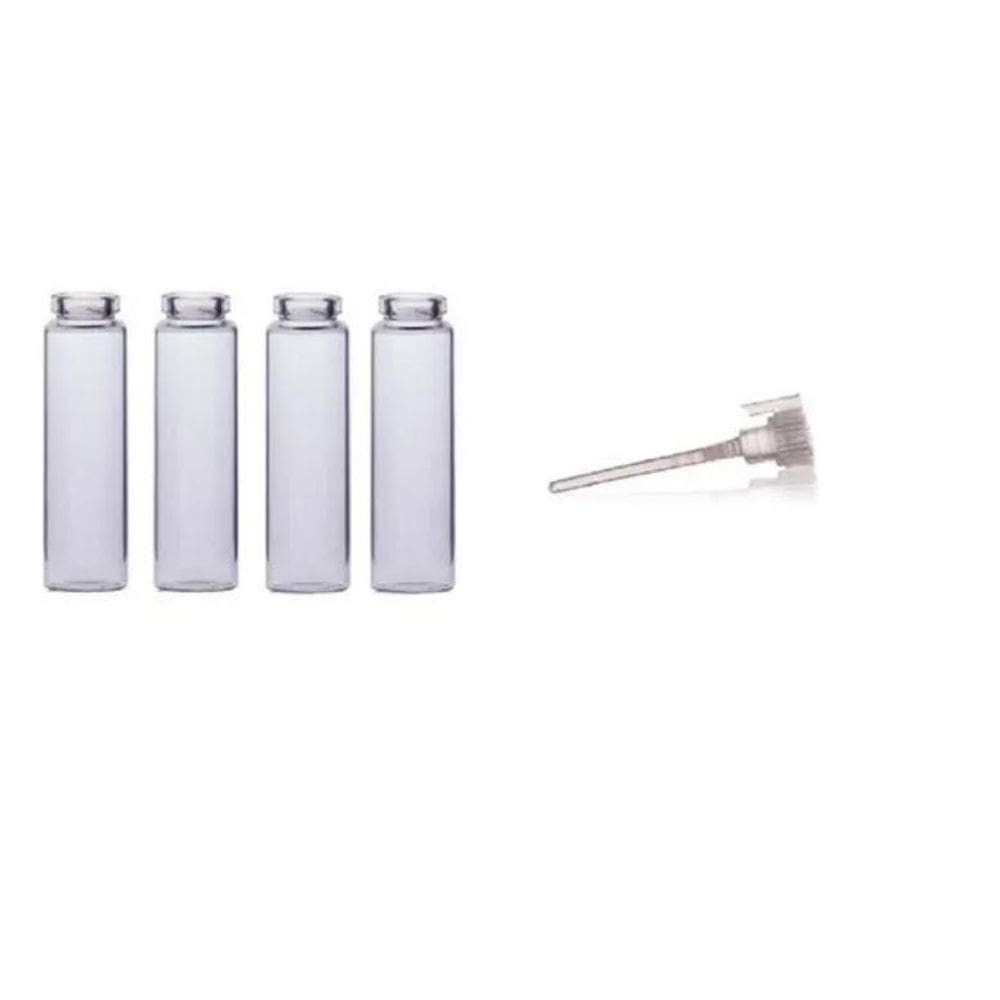 Kit 10 Flaconetes 1Ml Vidro Para Amostras De Perfume Frasco