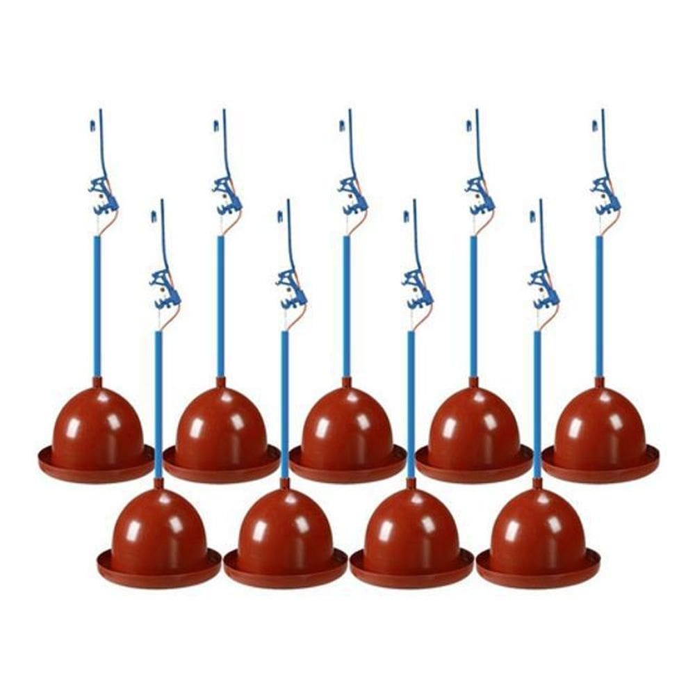 Bebedouro Automático Pendular Aves Opusplast 9 Unidades