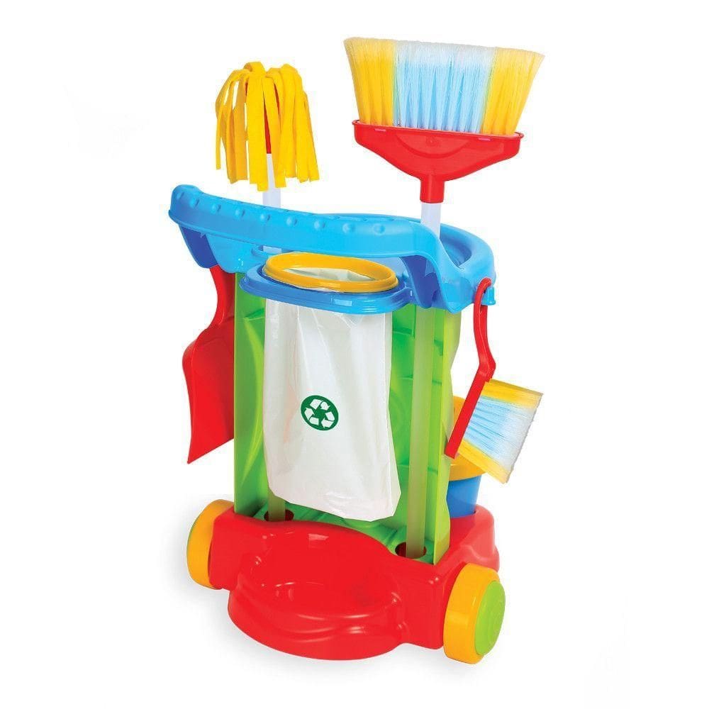 Carrinho De Limpeza Infantil Brinquedo (carrinho Completo)