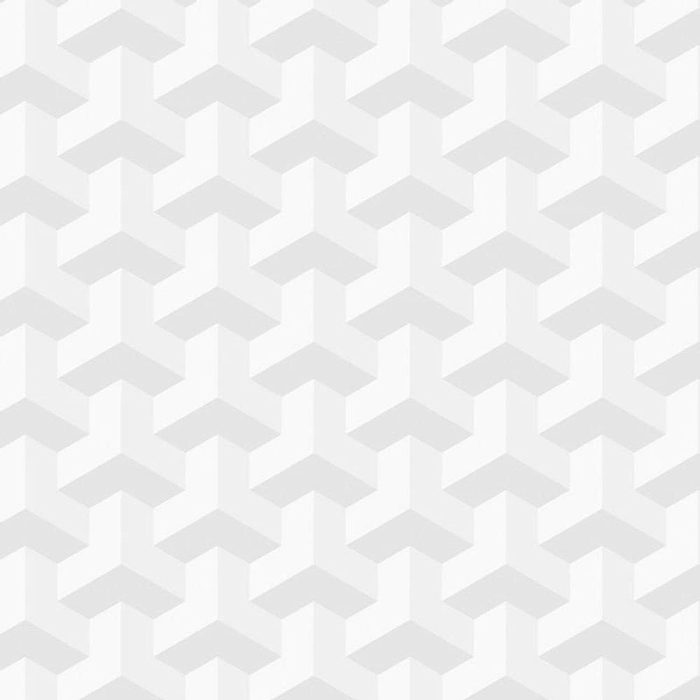 Papel De Parede 3D Geometrico Empilhamento Adesivo Lavavel