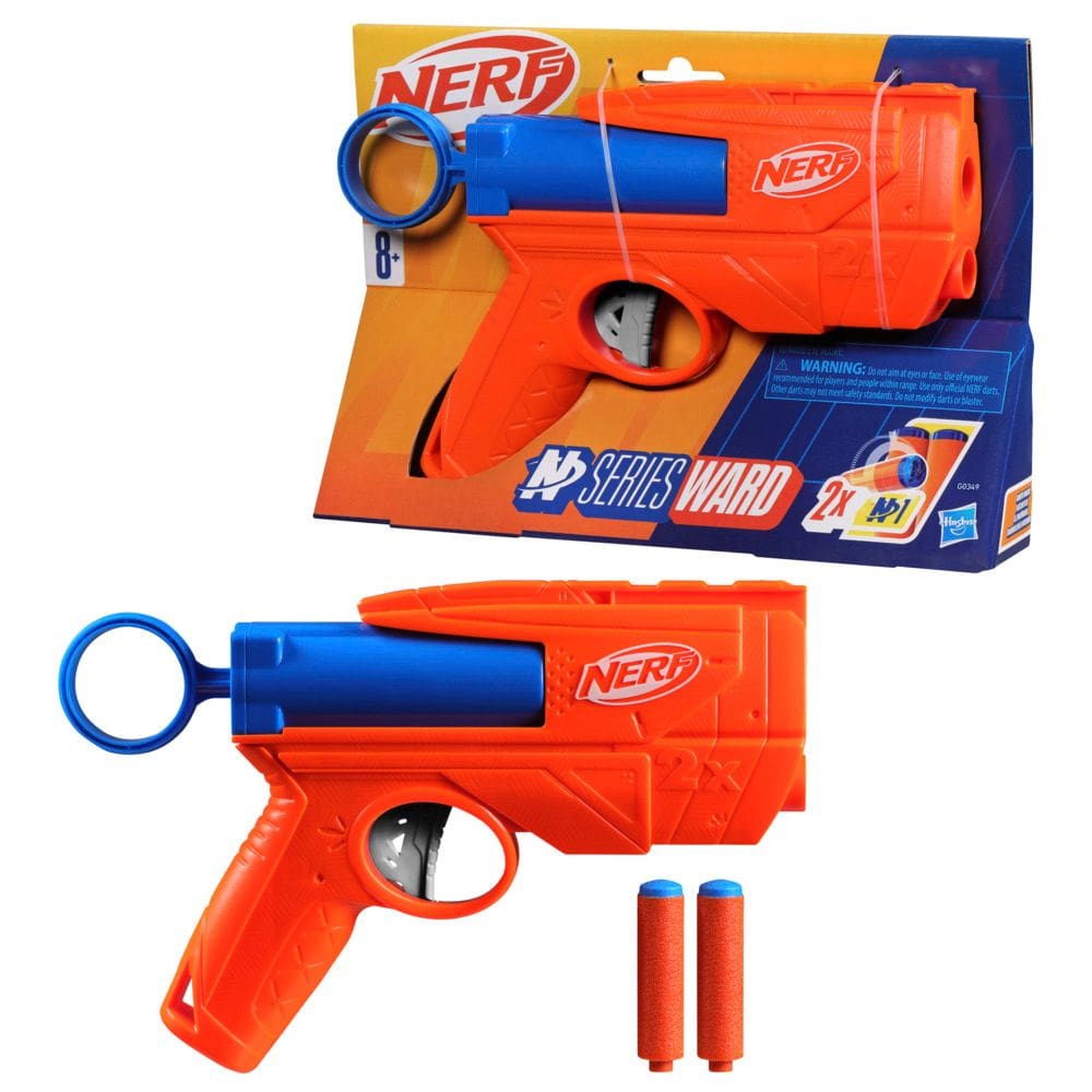 Lançador Nerf N Series Lançador Ward, 2 Dardos Nerf N1