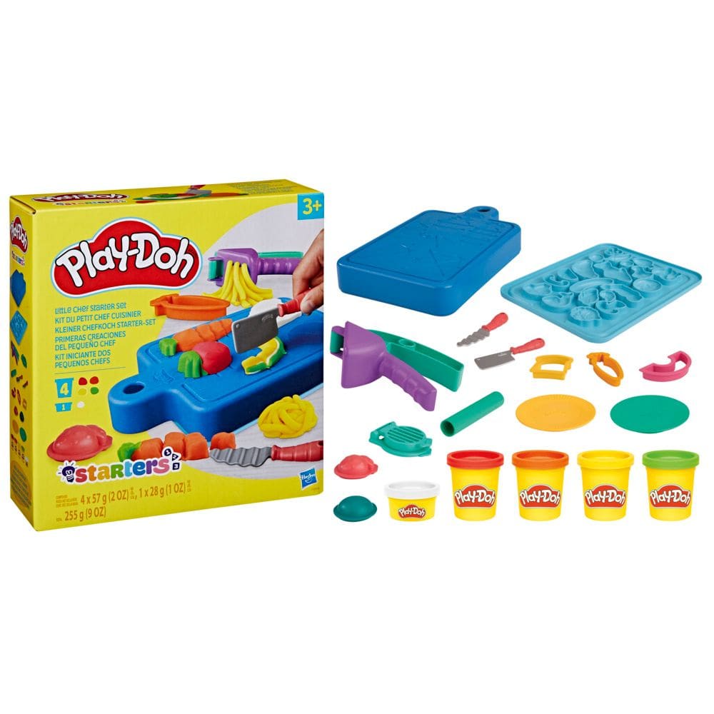 Conjunto Play-Doh Little Chef com 14 acessórios