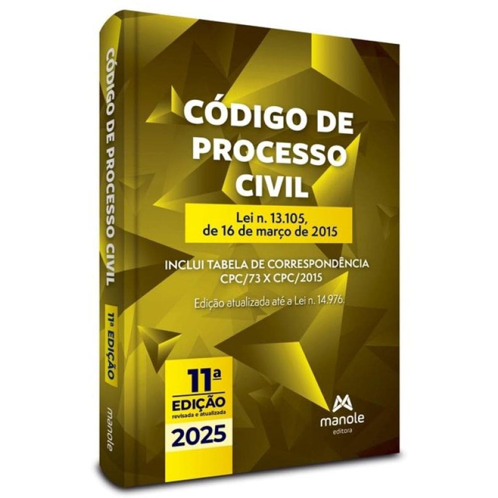 Código De Processo Civil - 2025