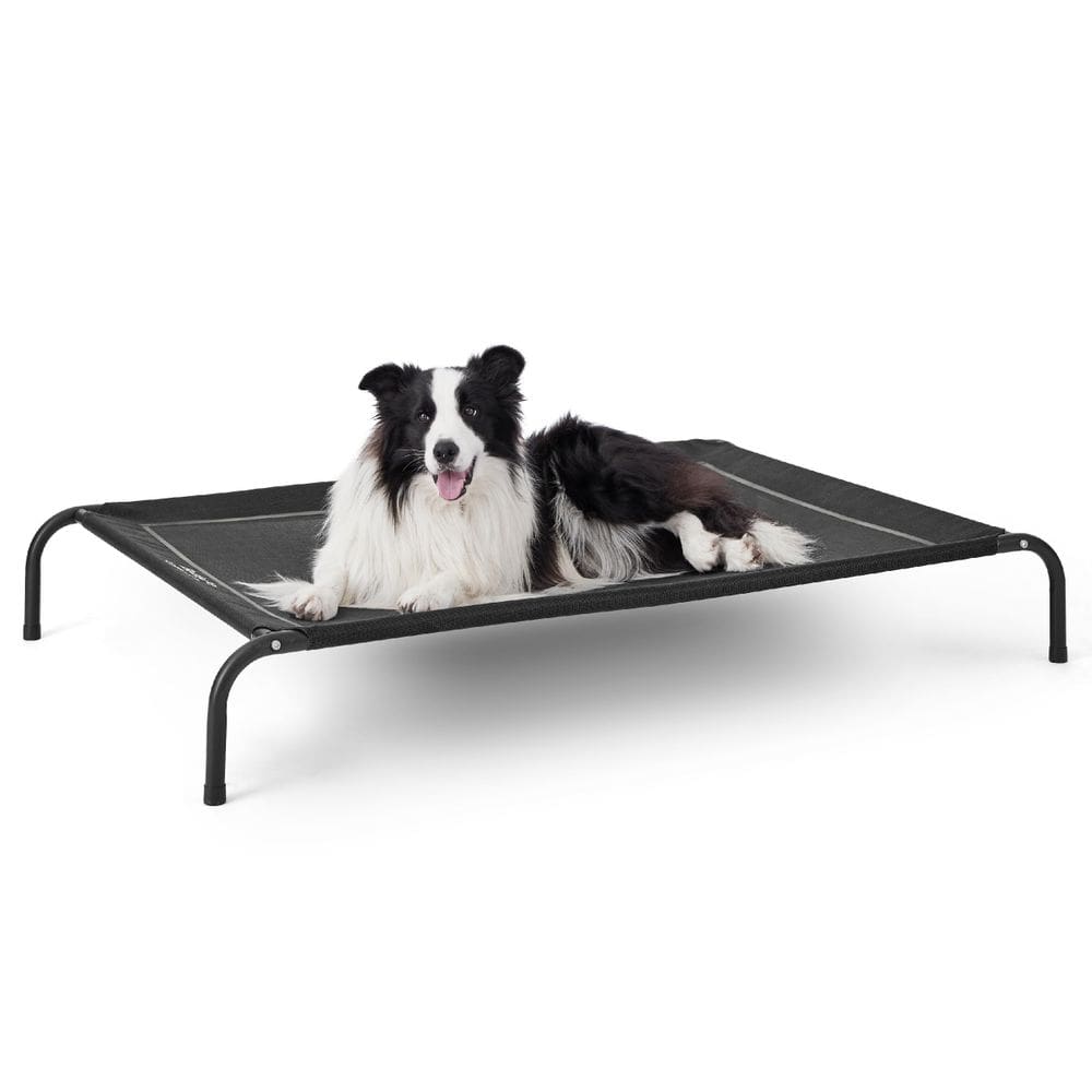 Cama para animais de estimação Bedsure Cama grande elevada/elevada para cães