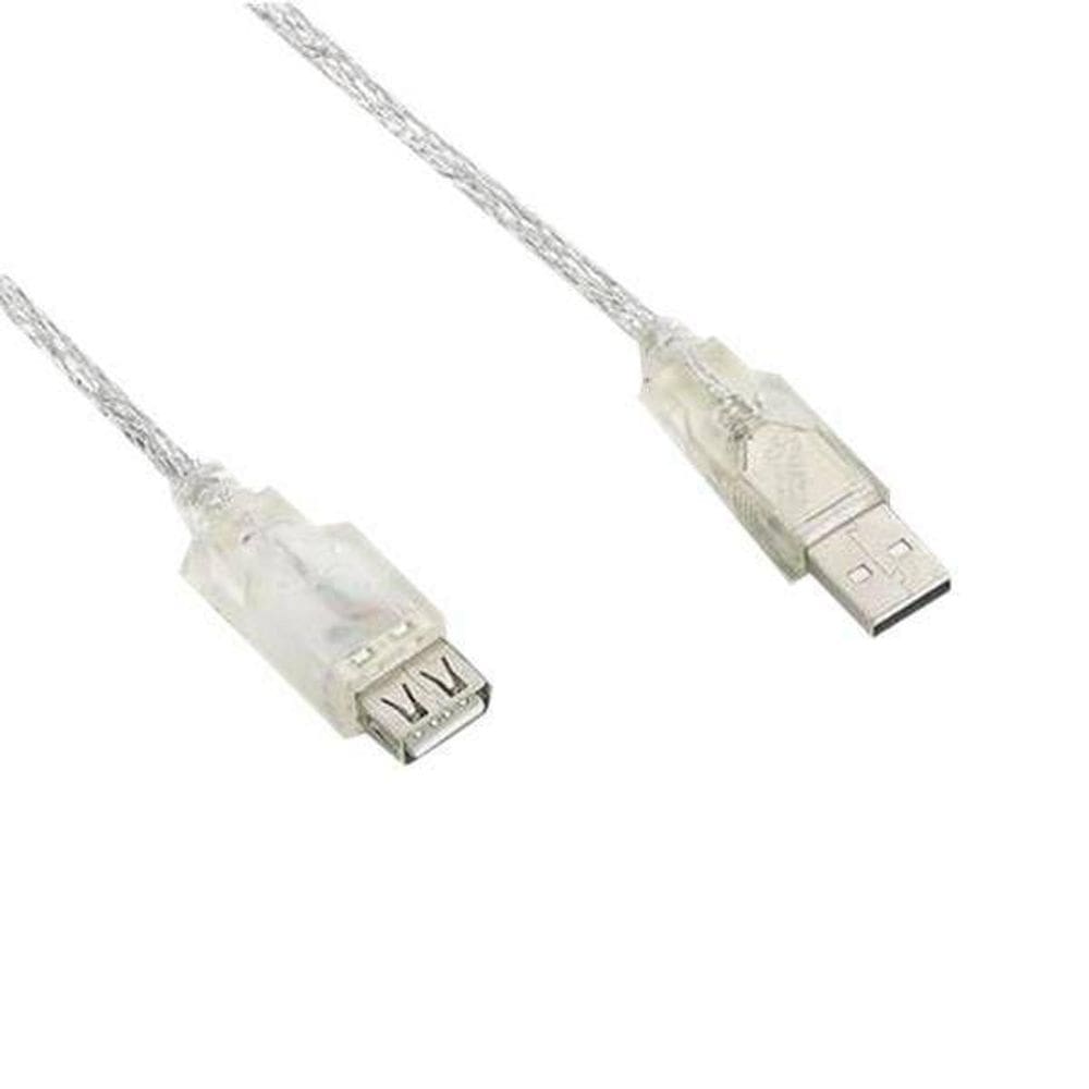 Cabo Usb 2.0 Extensor Fce-5 Macho E Fêmea 5 Metros