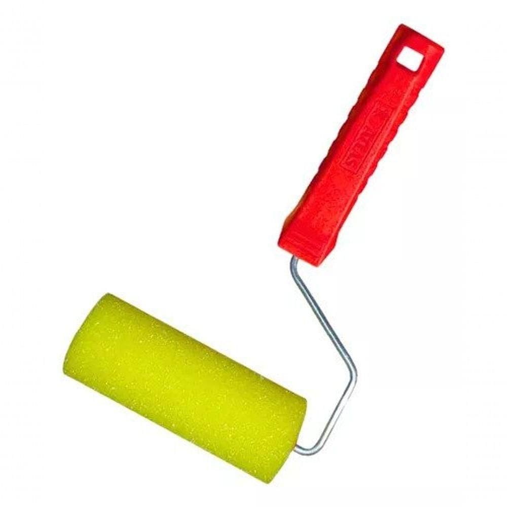 Rolo De Pintura Espuma Amarelo 9cm Atlas Amarelo