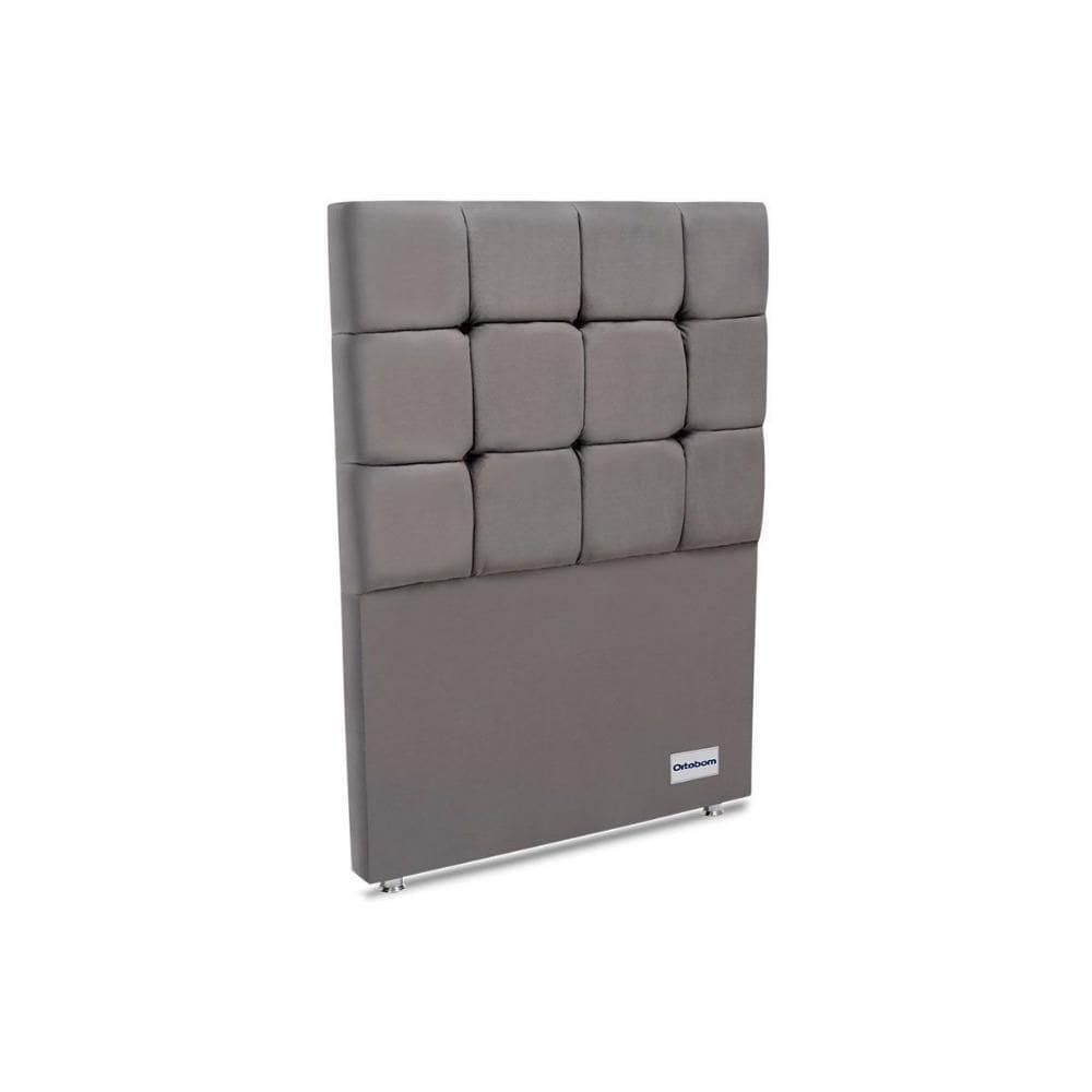Cabeceira Cama Box Estofada Piave Linho Solteiro - Linho Cinza - Ortobom
