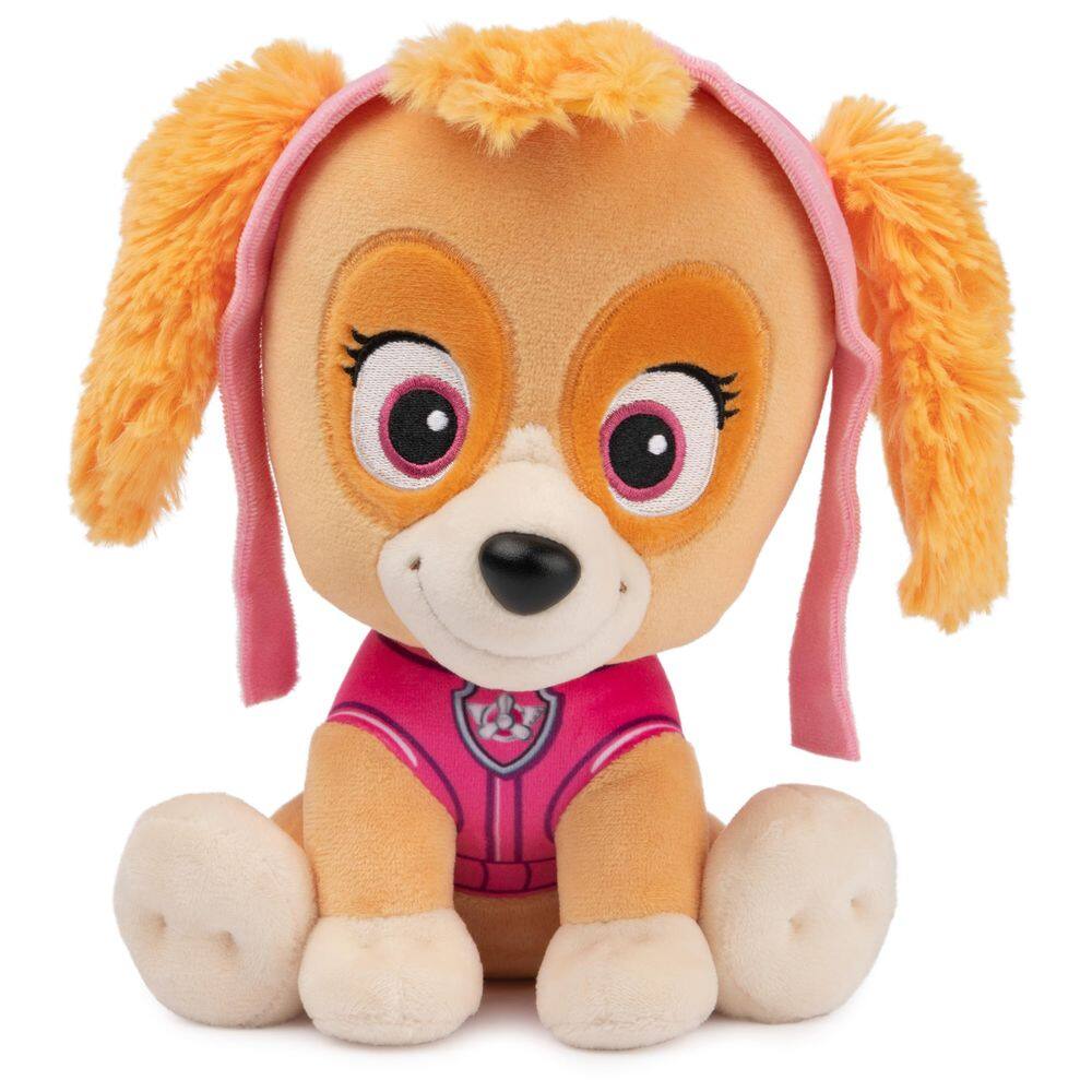 Brinquedo de pelúcia Paw Patrol GUND Skye em uniforme de piloto de aviador 9