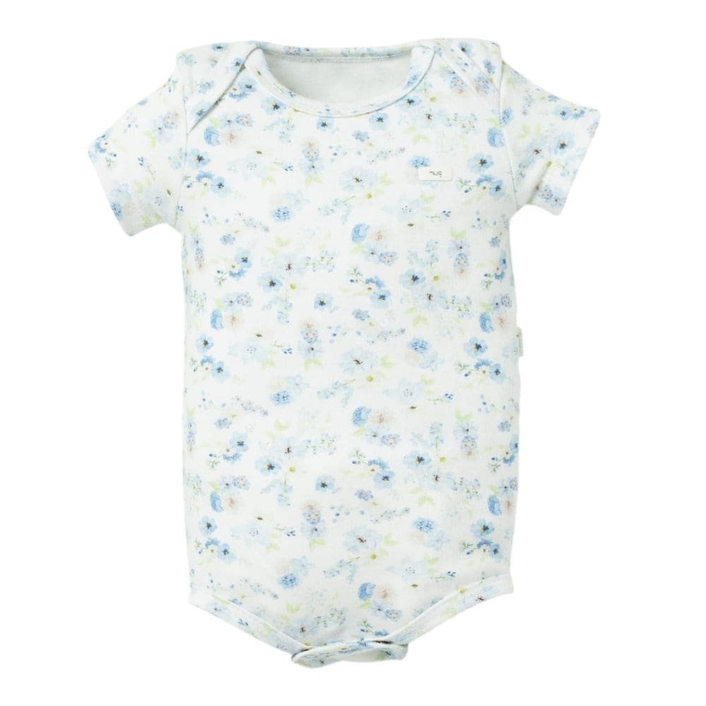 Body Bebê Curto Menina Estampado Floral Serena - Hug