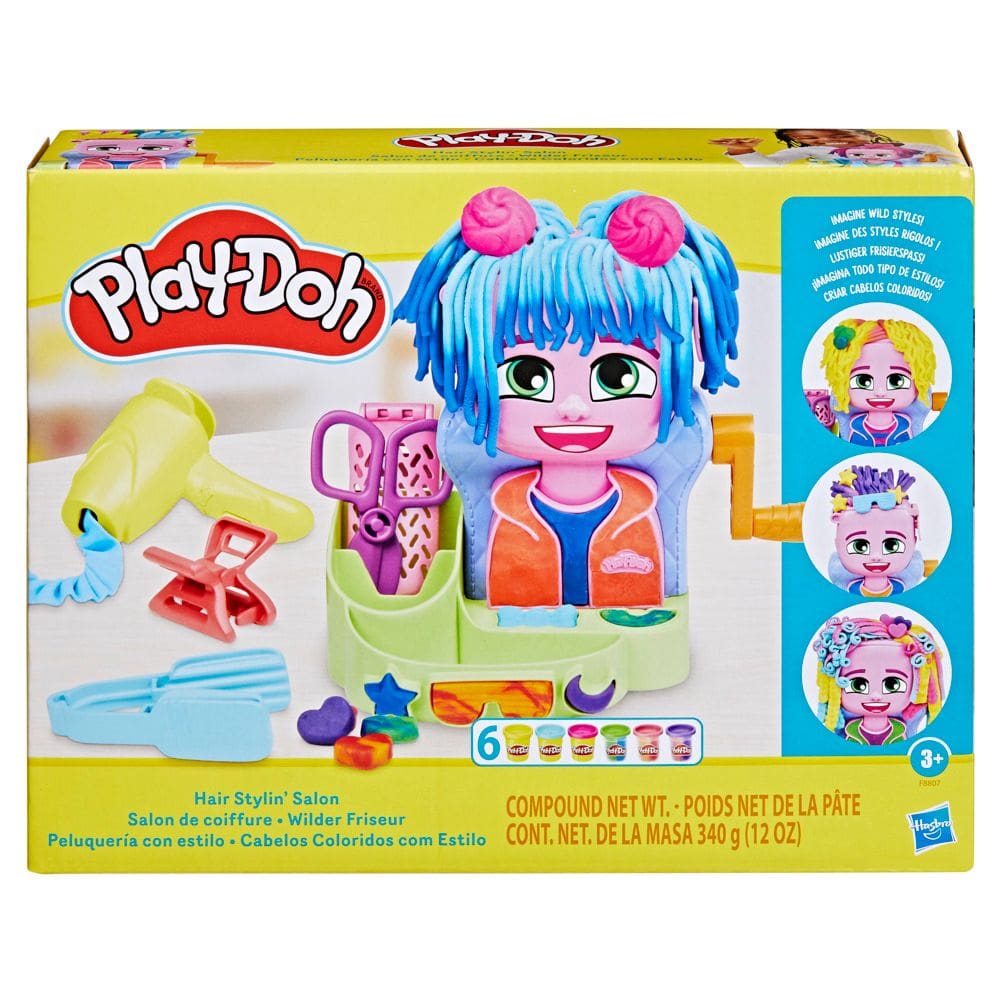 Massinha Play-Doh Cabelos Coloridos Com Estilo