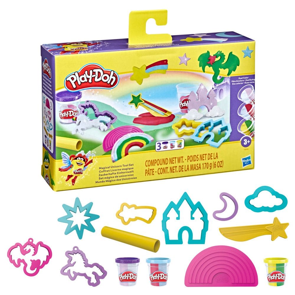 Massinha Play-Doh Mundo Mágico Dos Unicórnios