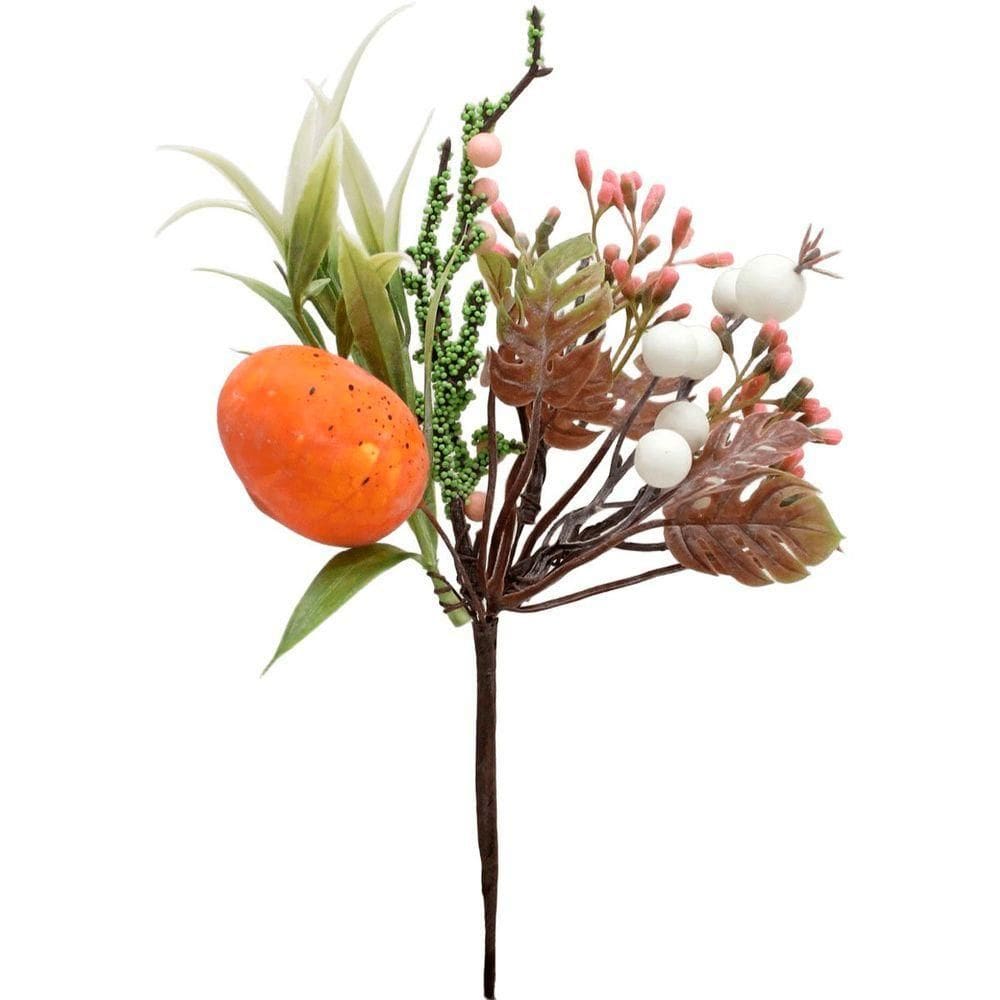 Kit 10 Arranjos Artificial Páscoa Decoração Ovos Coelho 23cm