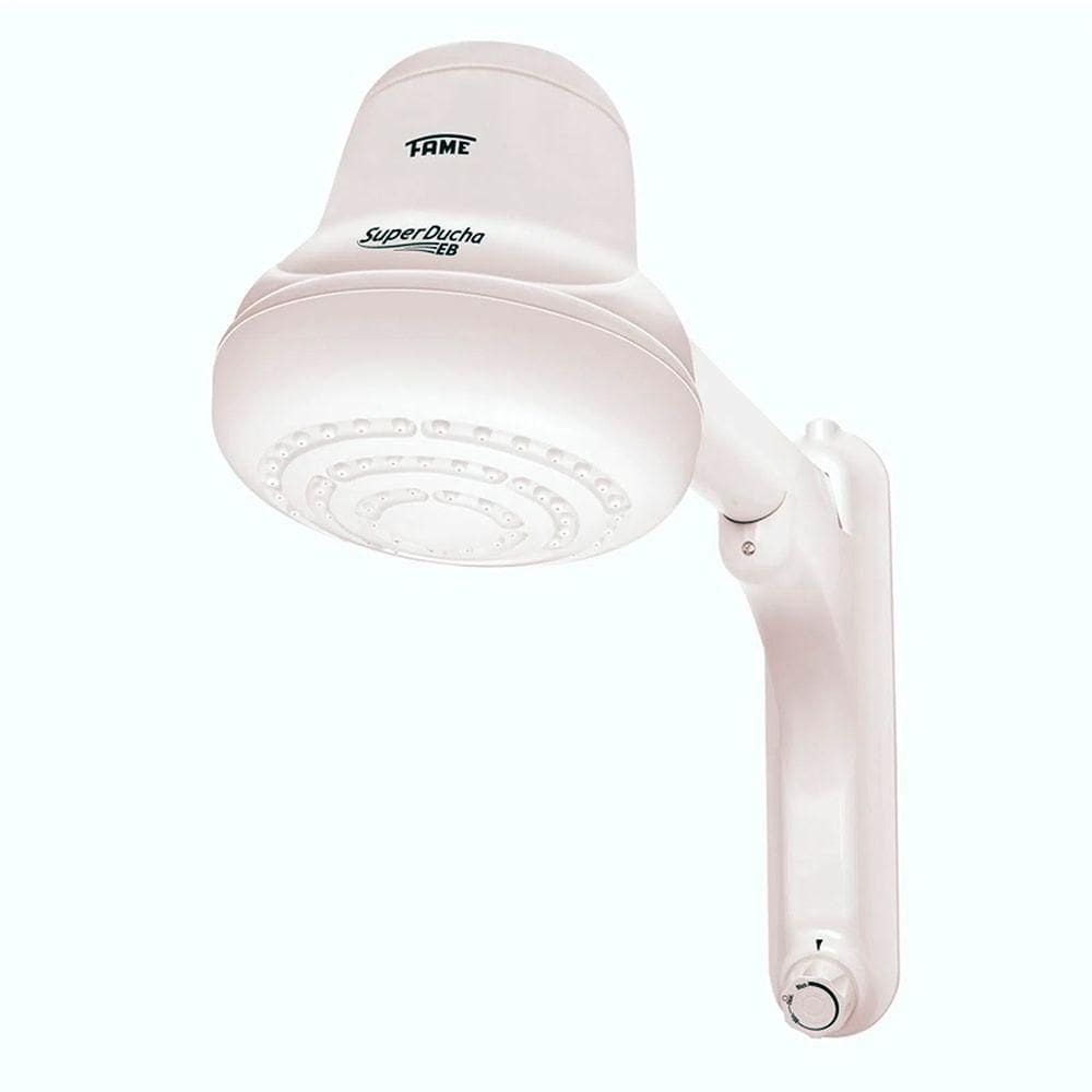 Chuveiro Fame Super Ducha Eletrônico Blindado Branco 220v