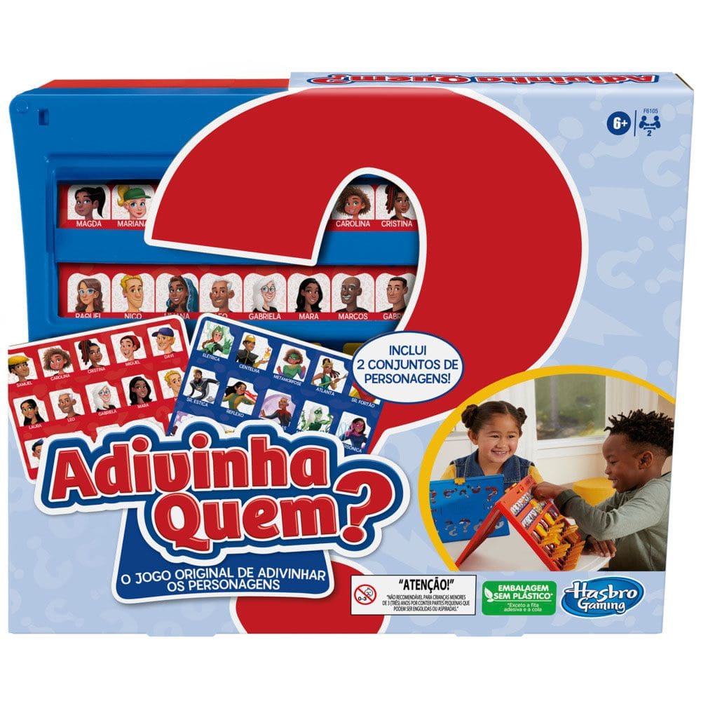 Jogo de Tabuleiro Adivinha Quem? Hasbro