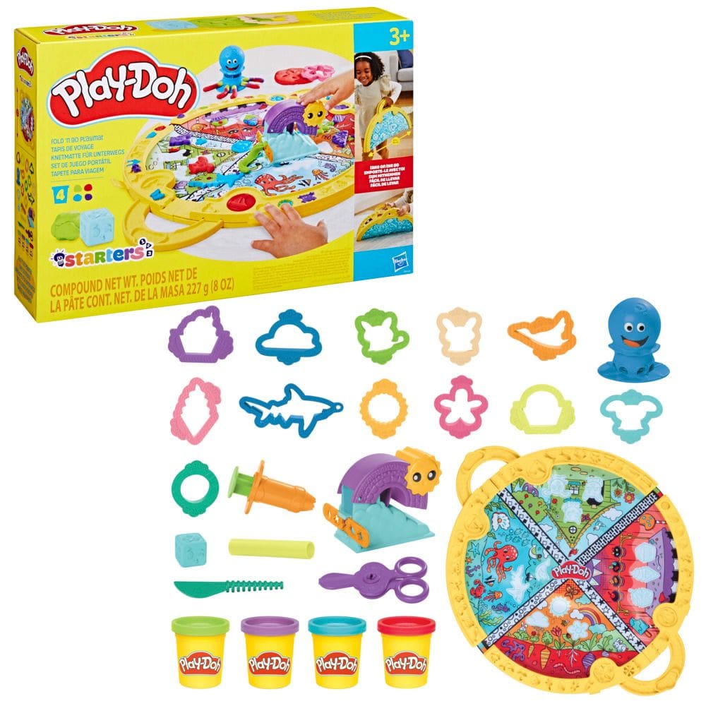 Massinha Play-Doh Starters Tapete De Atividades Fold & Go