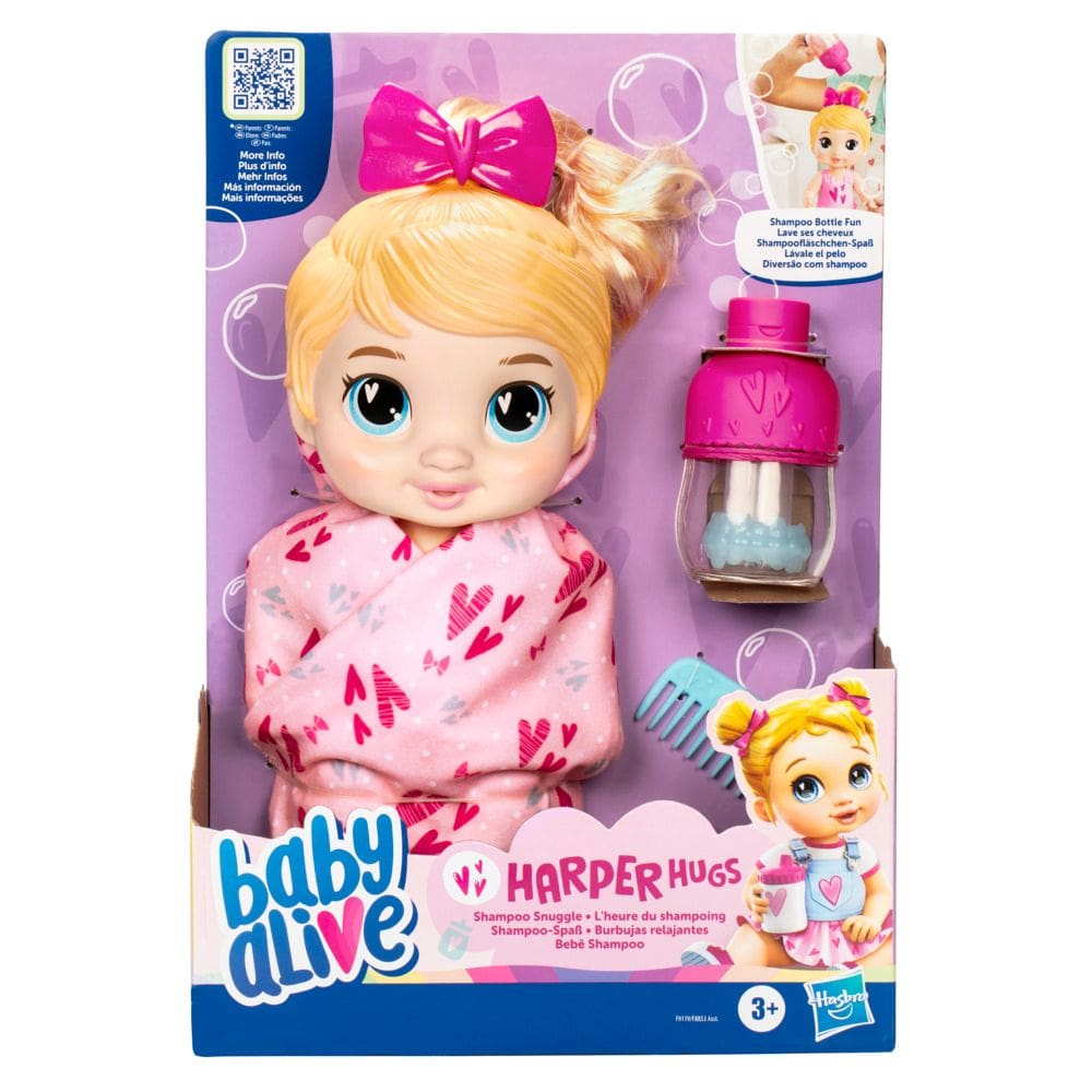 Baby Alive Bebê Shampoo Harper Hugs