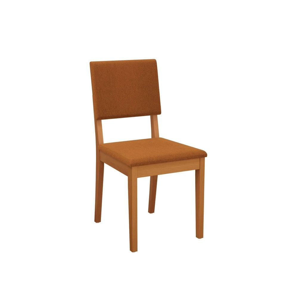 Cadeiras Dora Madeira Maciça 89cm X 44cm Terracota