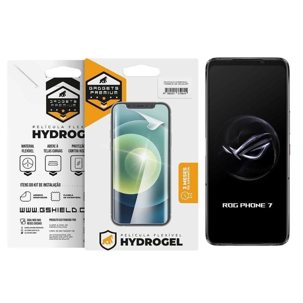 Película Para Asus Rogphone 7 - Hydrogel Gamer Fosca - Gshield