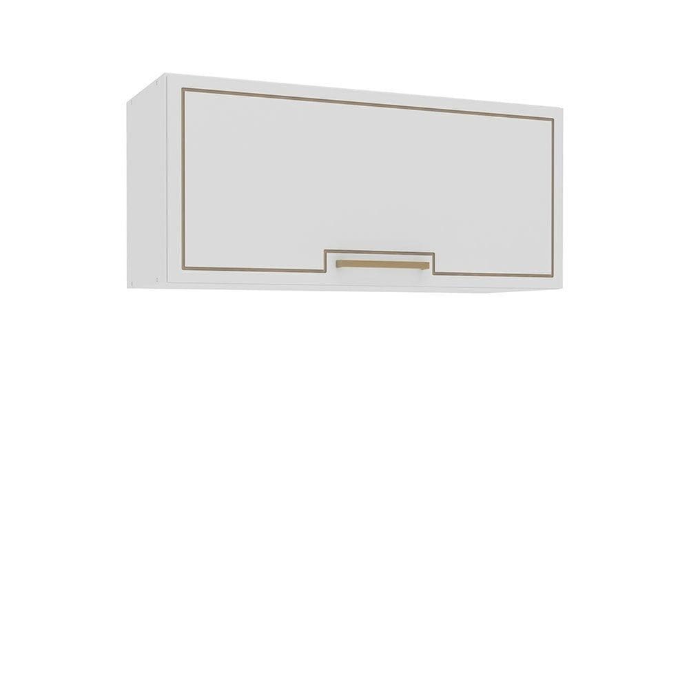 Armário Aéreo 1 Porta Basculante 80 Cm Branco