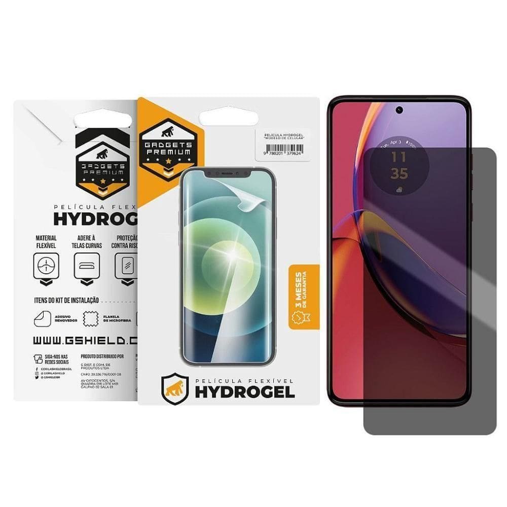 Película Para Motorola Moto G84 5g - Privacidade Hydrogel - Gshield