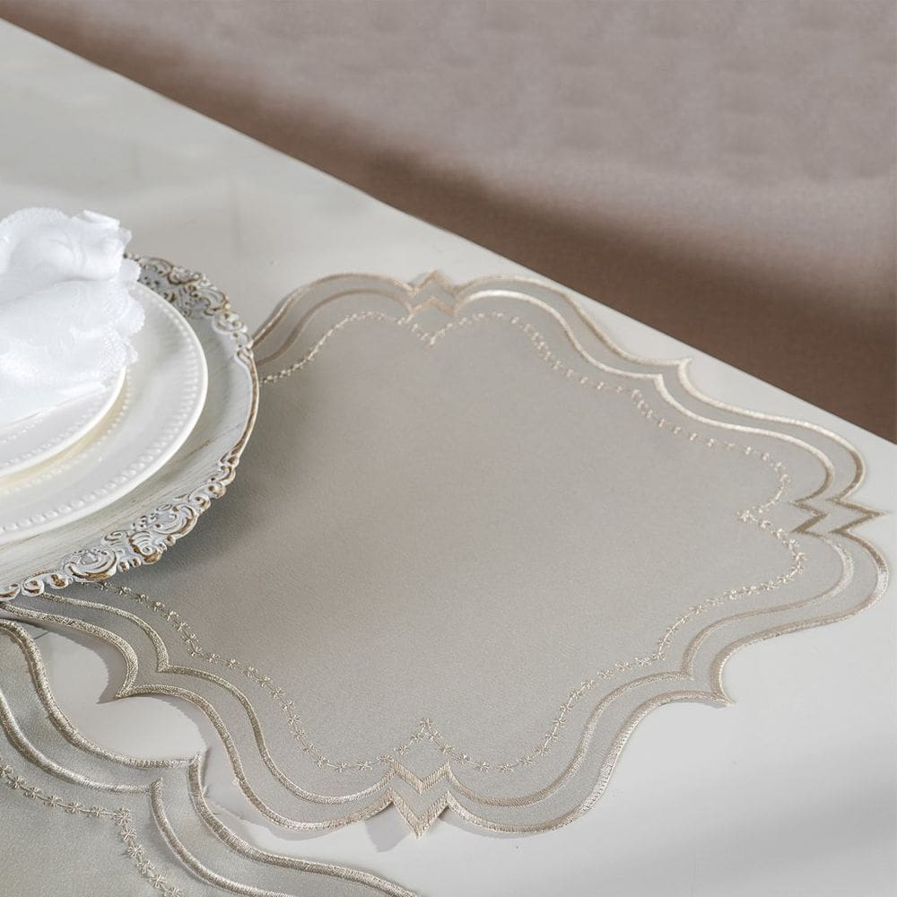 Jogo Americano Bordare 2 Pçs Bordado 40x40cm