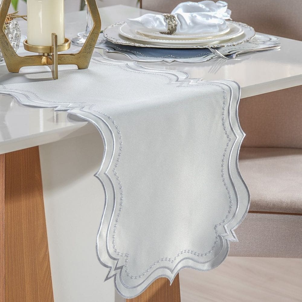 Trilho de Mesa Bordare Bordado 40x180cm