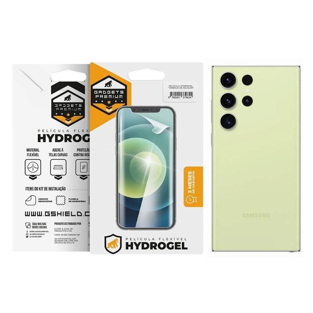 Película Para Galaxy S23 Ultra -traseira Hydrogel Hd-gshield