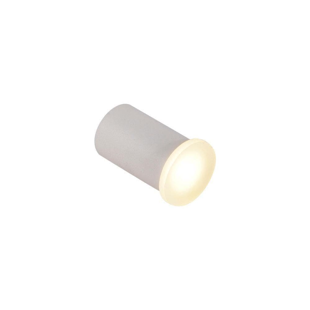 Balizador Nordecor Kinne Mini Embutir Redondo Led Bivolt Branco 3000k Luz Amarela 6392