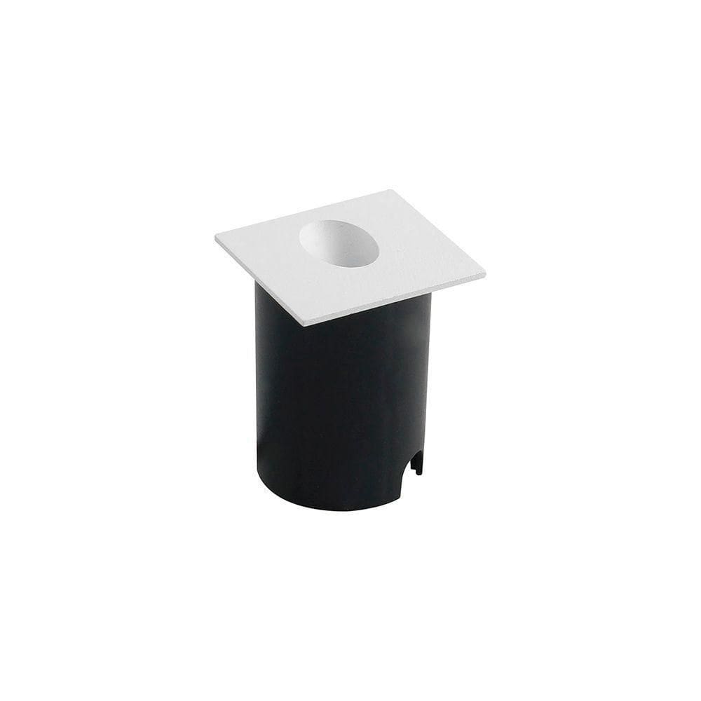 Balizador Astraled Australe Quadrado De Embutir Led 2w Bivolt Branco 3000k Luz Amarela Bl-6714