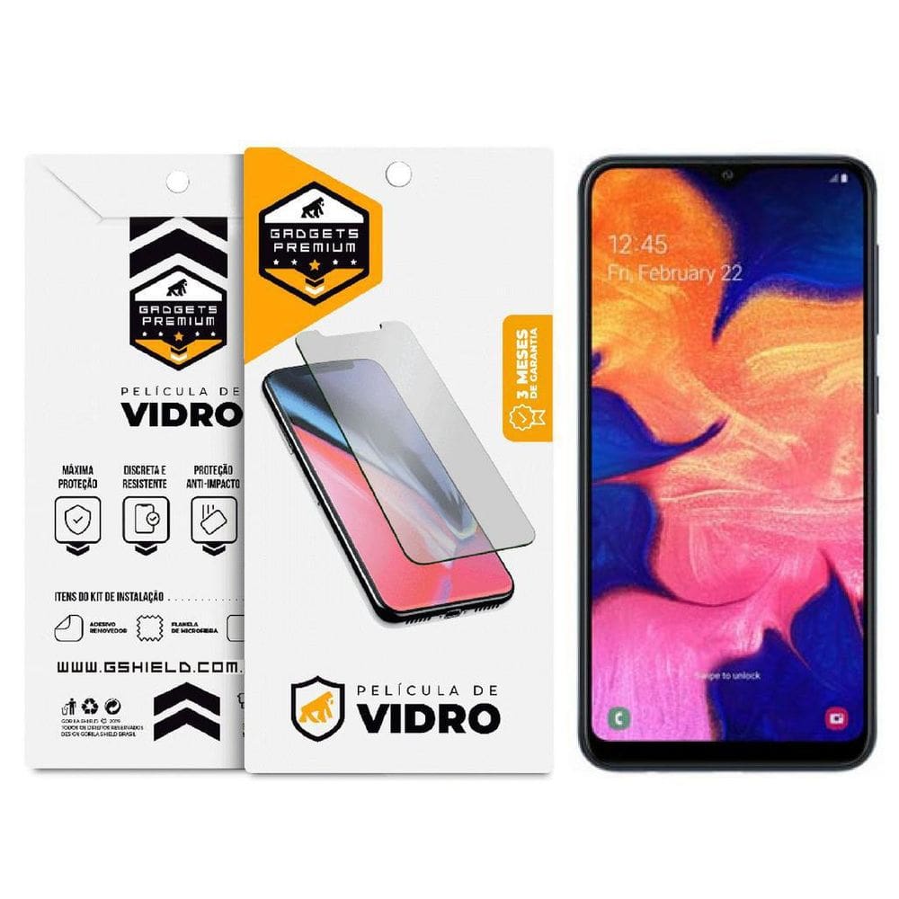 Película De Vidro Dupla Para Samsung Galaxy A10 - Gshield