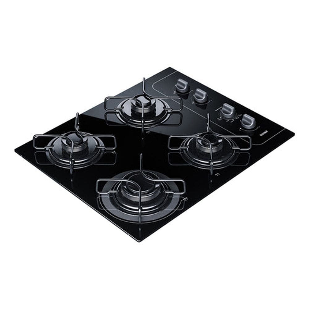 Cooktop A Gas Vidro Automatico 4 Bocas 46x56cm - Consul
