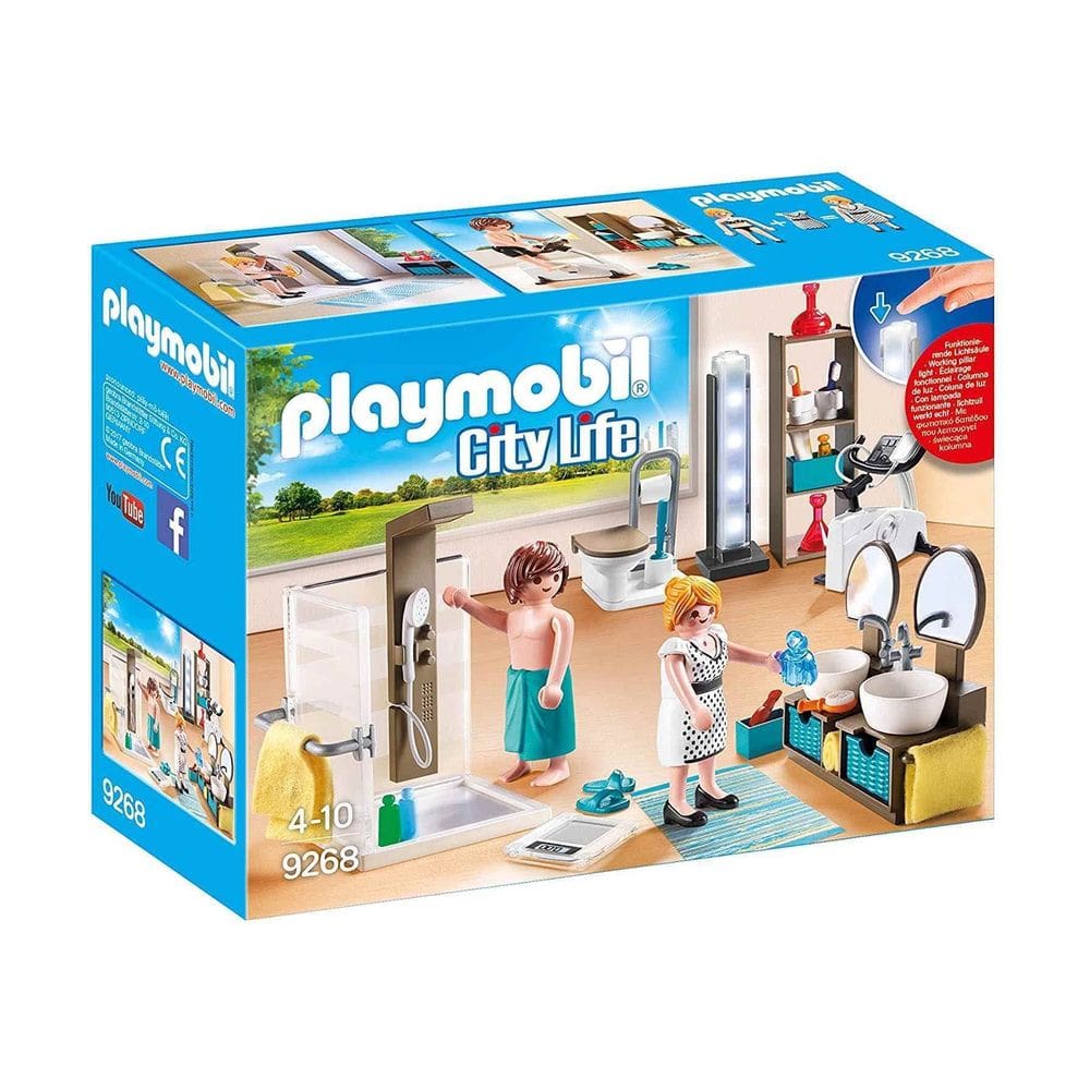 Conjunto de construção Playmobil Bathroom com bicicleta ergométrica 9265