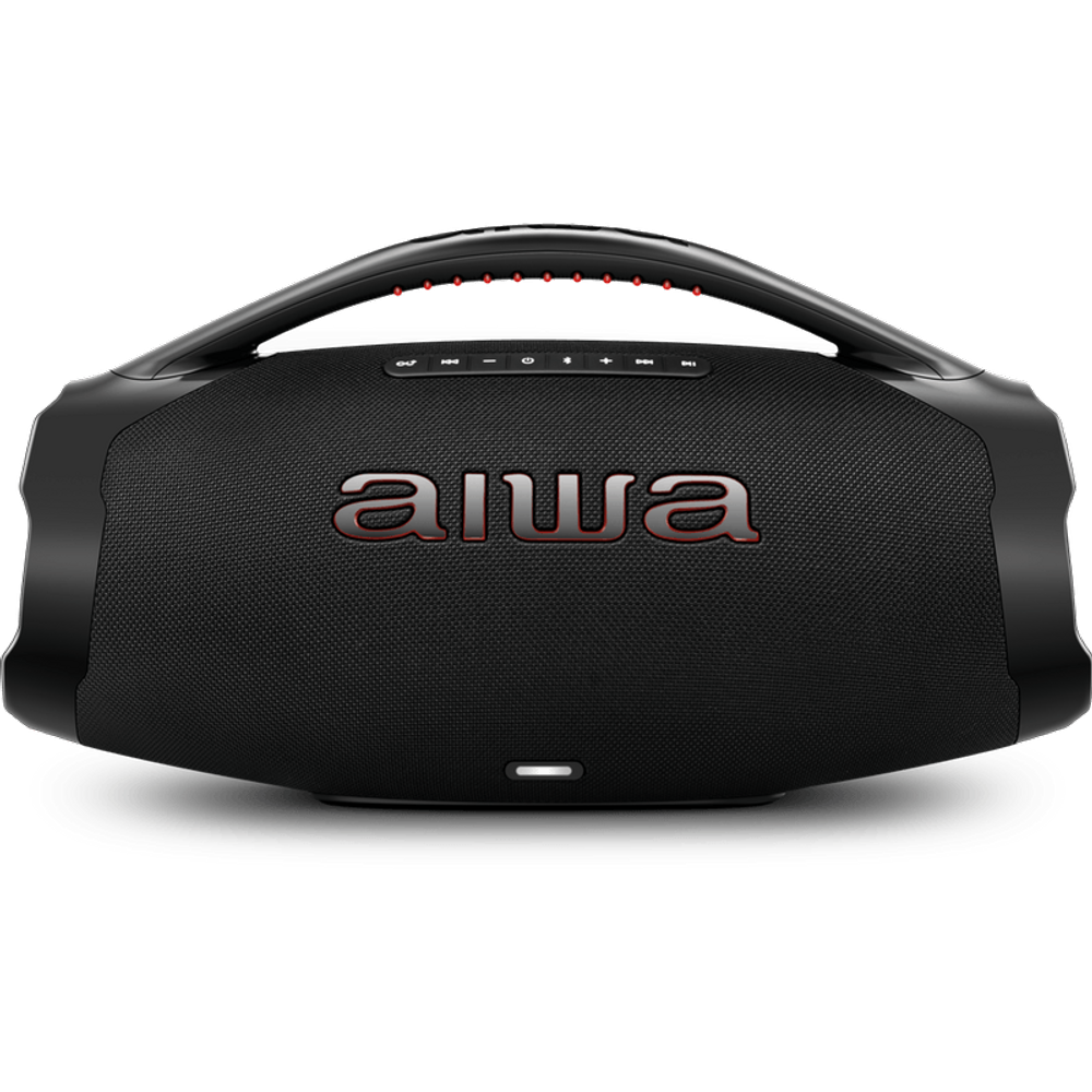 Caixa de Som Boombox Plus AIWA BBS-01-B 200W Bluetooth 30H IP66 USB Preto